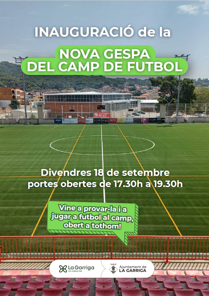 Portes obertes al camp municipal d'esports