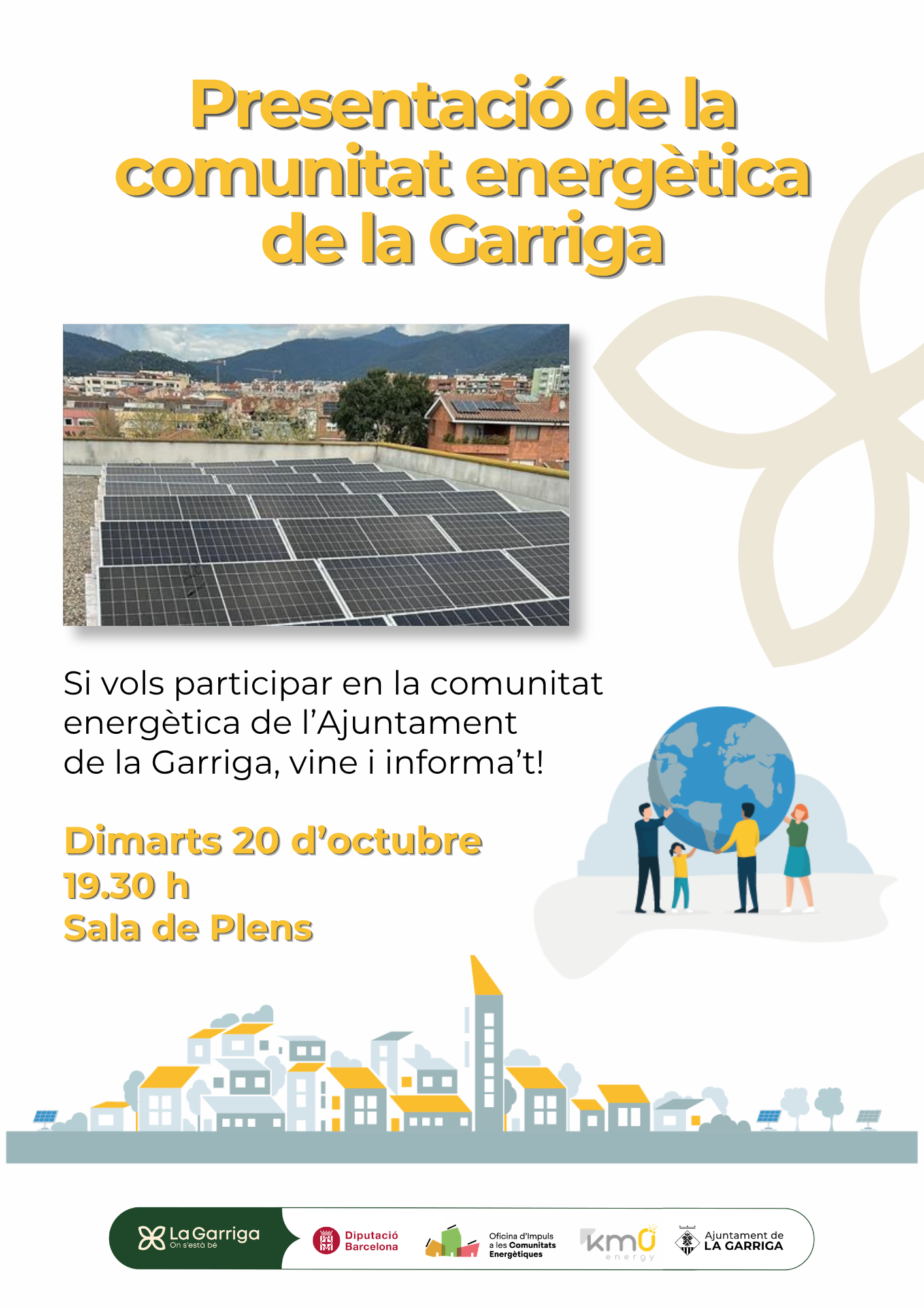 Xerrada informativa sobre la Comunitat Energ&egrave;tica de la Garriga