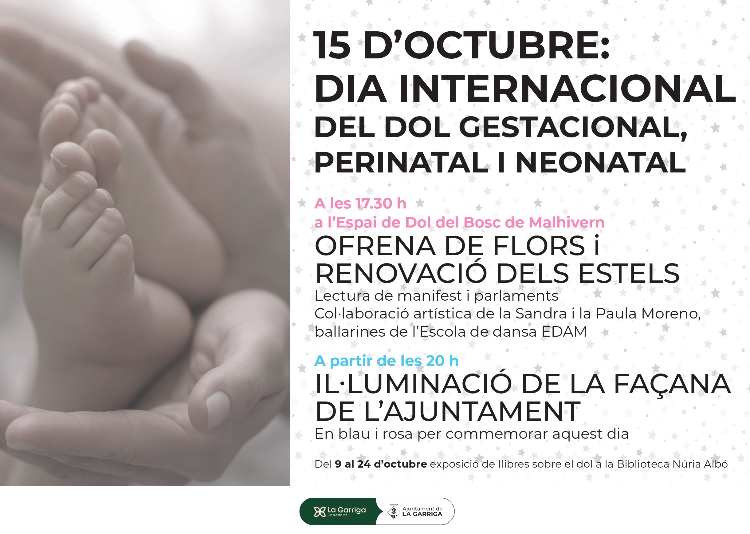 Commemoració del Dia Internacional del Dol Gestacional, Perinatal i Neonatal
