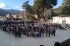 Foto de la cadena per la Pau a l'escola Puiggraciós
