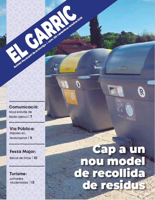 El nou sistema de recollida de residus, portada d'El Garric