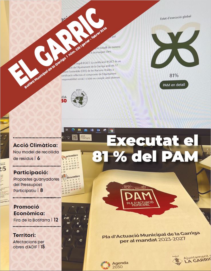 Ja disponible en línia El Garric de gener i febrer