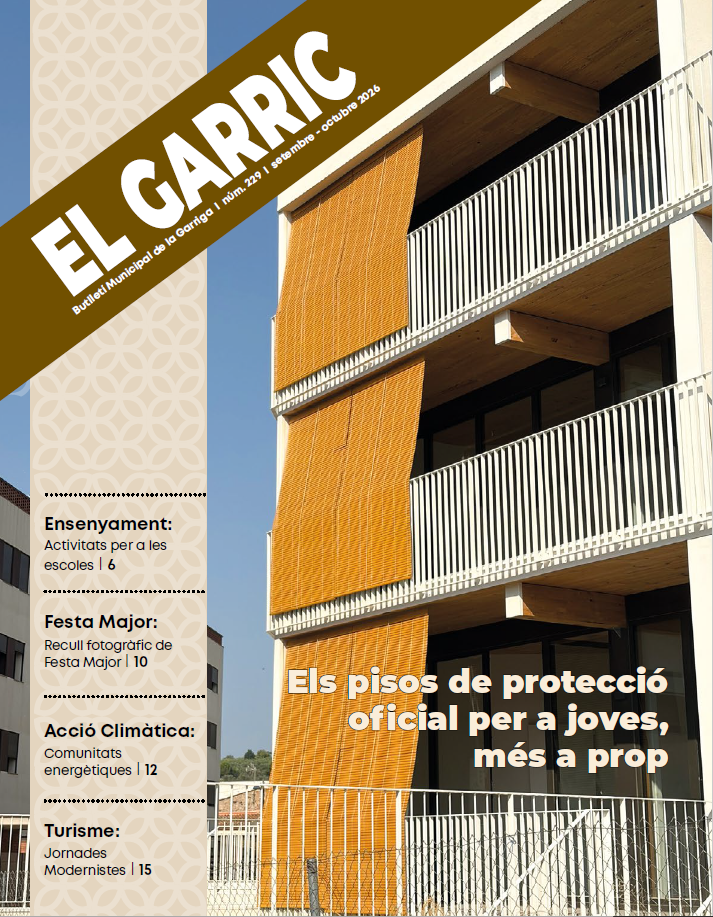 Els pisos per a joves, portada d'El Garric