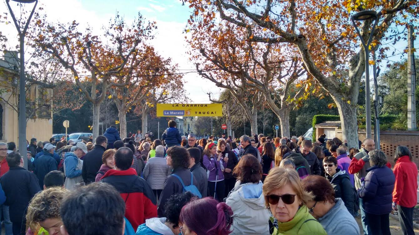 La caminada de la Marató va recollir 2351 euros i la campanya dels Geganters, 700